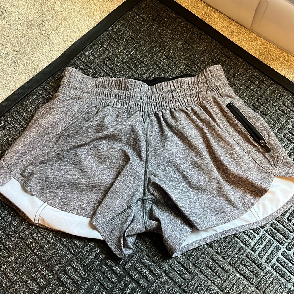 Lululemon shorts. Gray. Size 6.